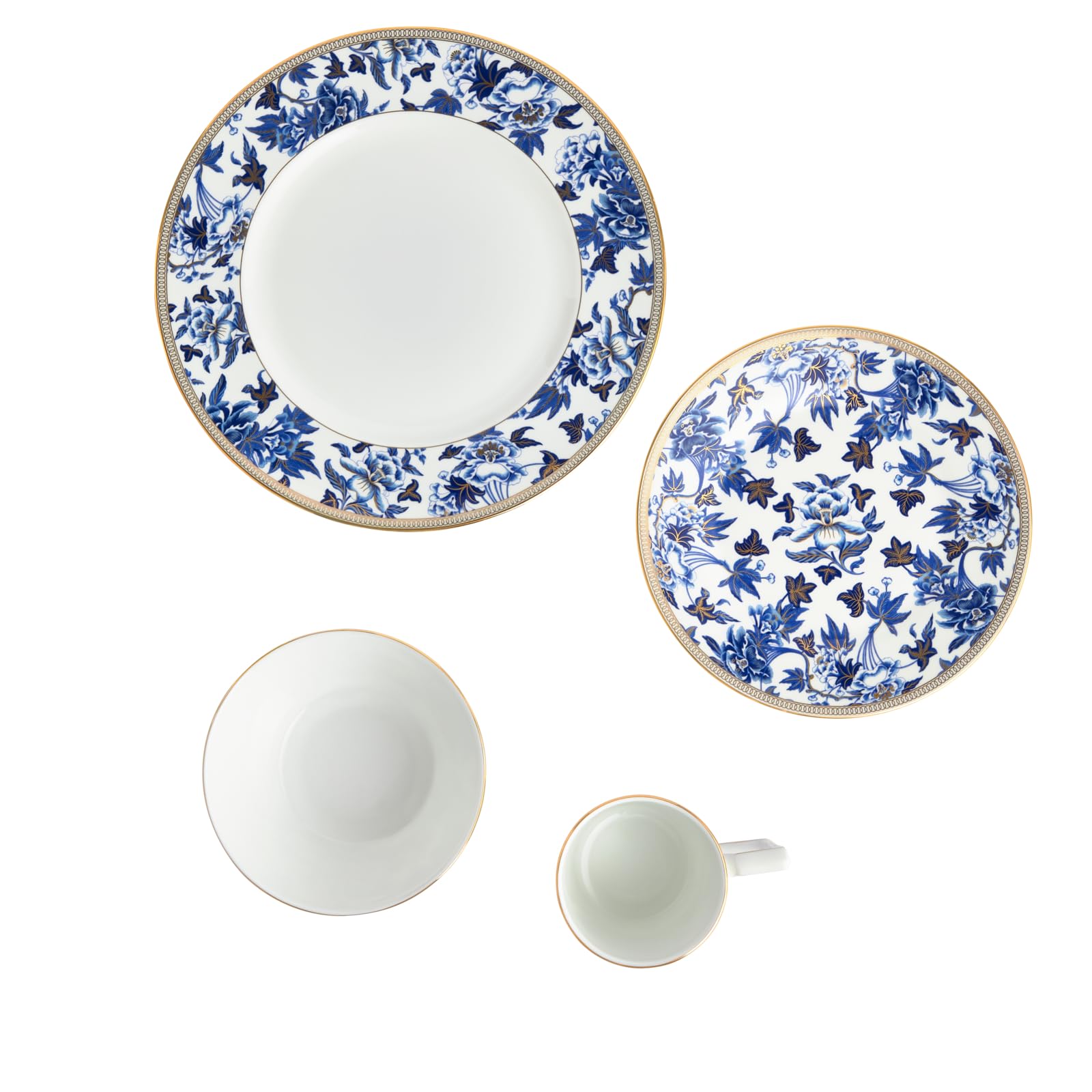 Amazon.co.jp: Wedgwood ハイビスカス 4点 プレースセッティング